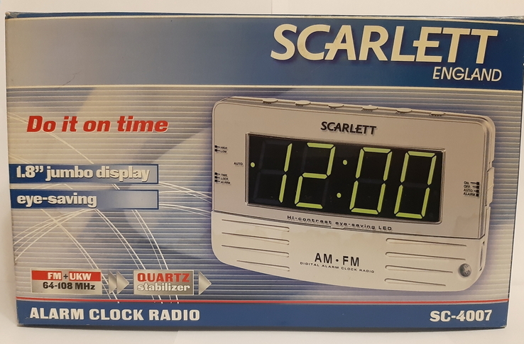 Радио часы SCARLETT SC-4007, фото №10