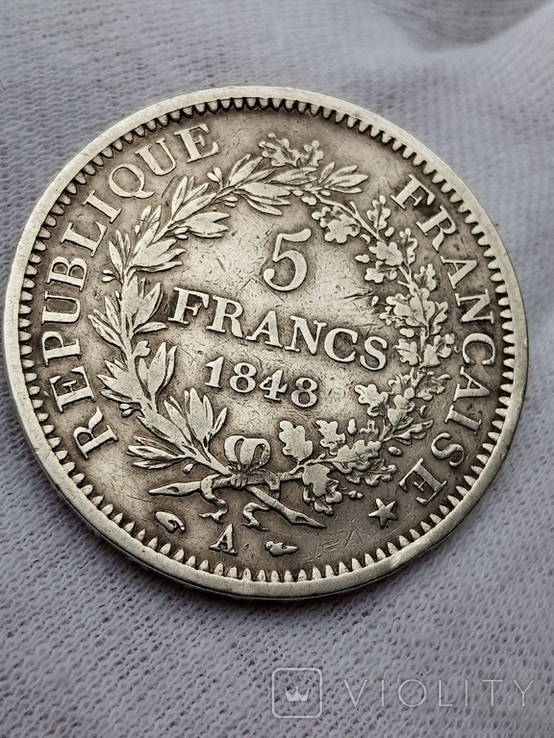 5 франков 1848г., фото №9
