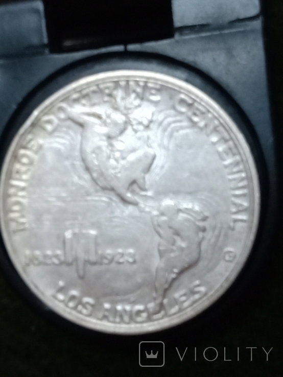 Монета 50 центов 1923 г. "100 лет Доктрине Монро", фото №3