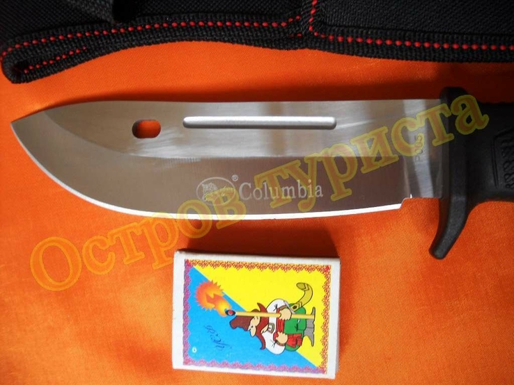 Нож армейский Columbia Р005 с чехлом, фото №5