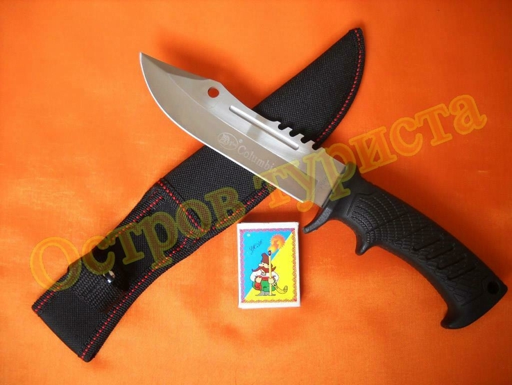 Нож армейский Columbia Р006 с чехлом, photo number 3