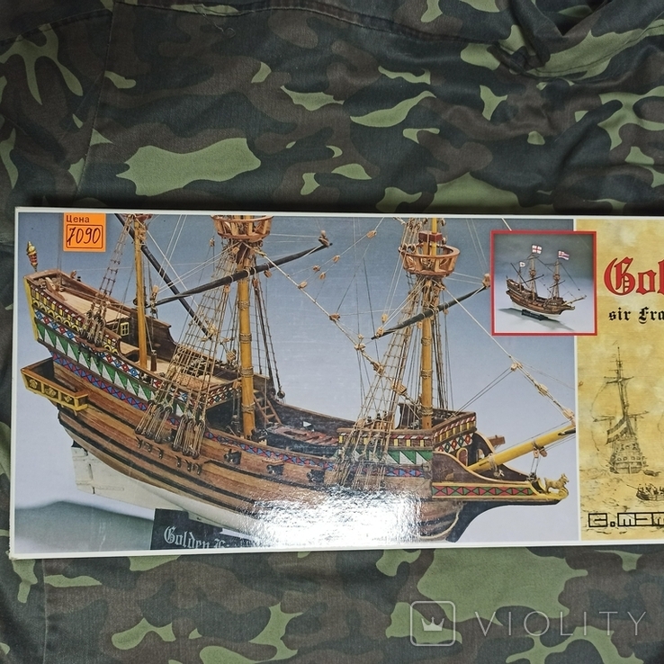 Парусник Golden Hind от MAMOLI 1:53