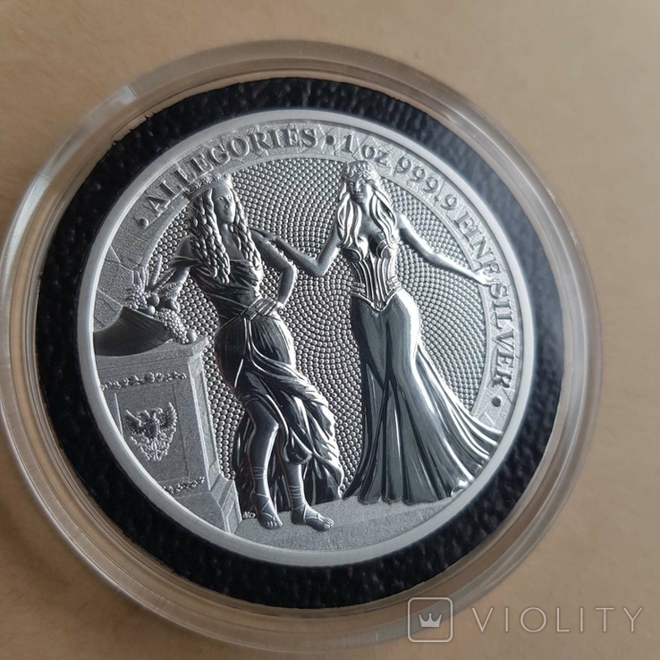 Germania Mint 2020 Германия Италия 1 унция серебра, numer zdjęcia 3