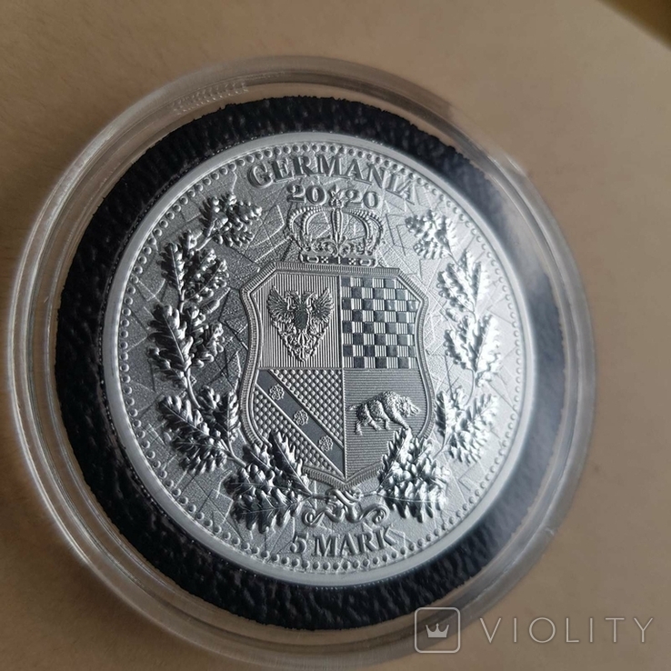 Germania Mint 2020 Германия Италия 1 унция серебра, numer zdjęcia 5