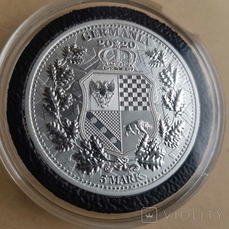 Germania Mint 2020 Германия Италия 1 унция серебра, numer zdjęcia 6