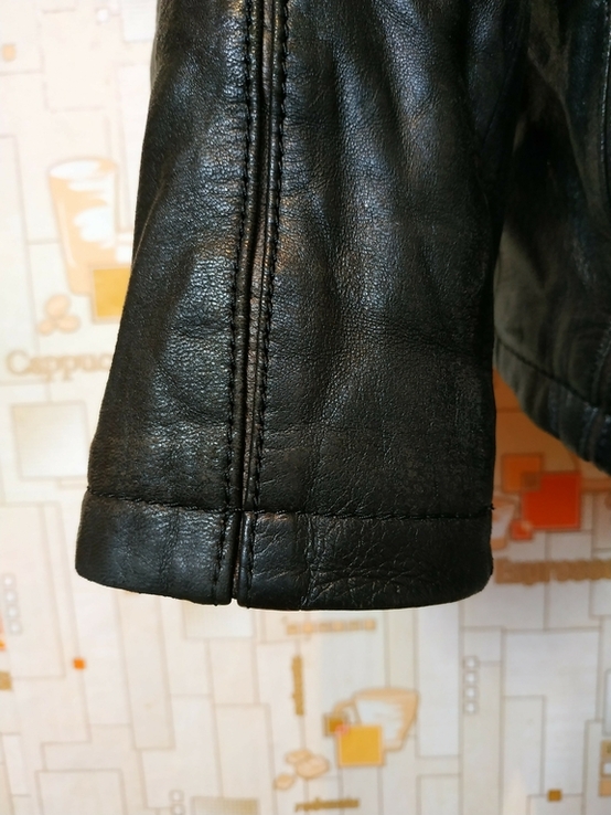 Куртка кожаная утепленная WARREN PARKER кожа наппа p-p XL, фото №6