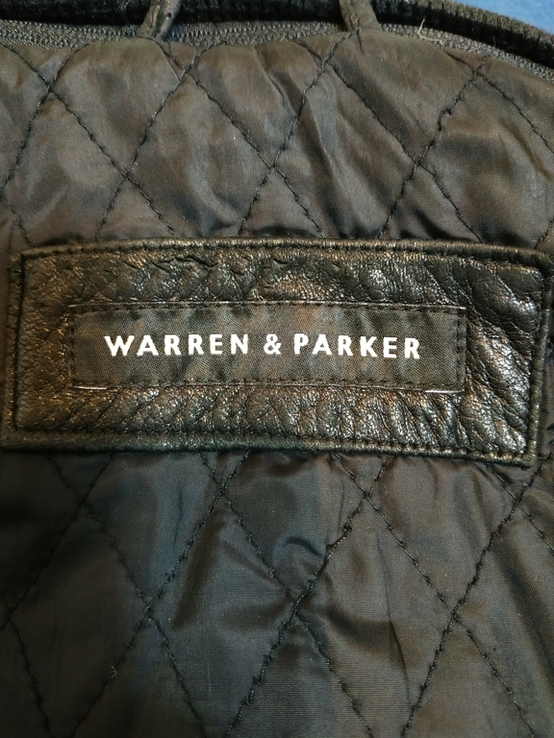 Куртка кожаная утепленная WARREN PARKER кожа наппа p-p XL, photo number 11
