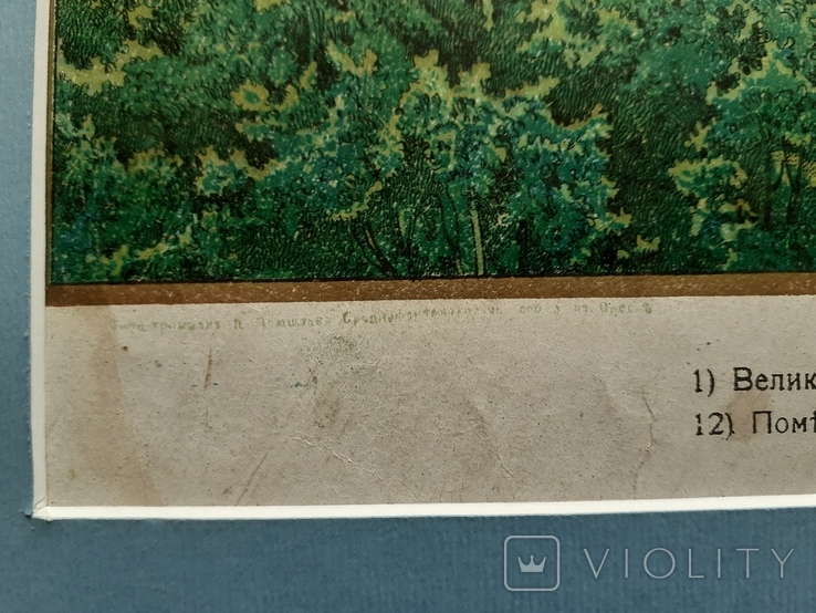 Хромолитография "Общий вид Киево-Печерской Лавры " 1906 год , 69 46 см., фото №11