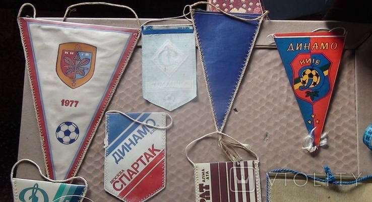 Велика колекція вимпелів «Динамо» Київ, багато фото, фото №5