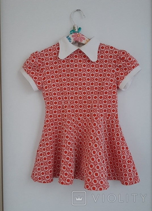 Детское платье из кремплена 60-ые, фото №2