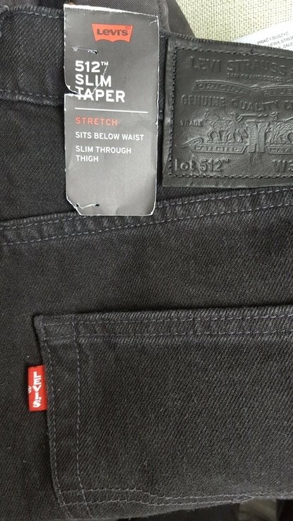 Джинси Levis 512 premium slim taper W32L32, photo number 5