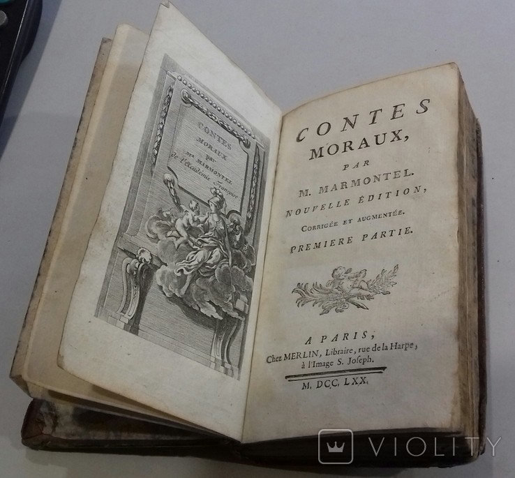 Contes Moraux Marmontel 1770 (гравюры)