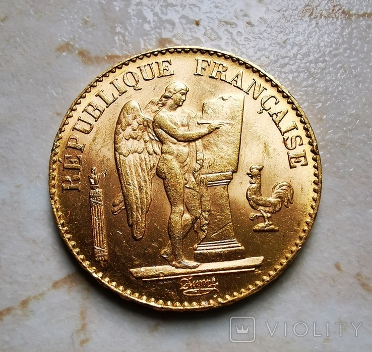20 франков 1897 года, фото №2