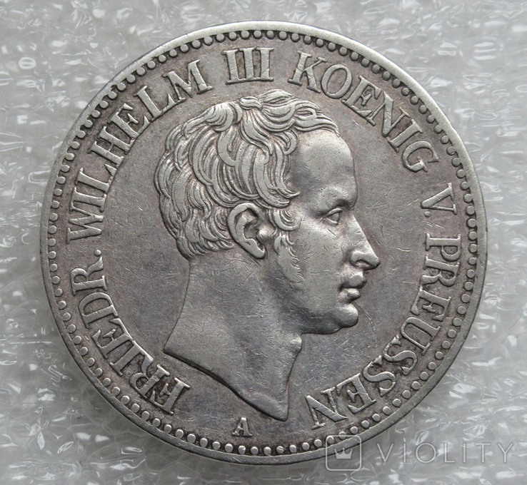 Талер 1827 г. Пруссия, серебро