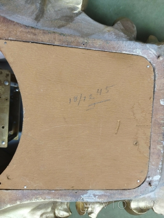 Антикварные настенные механические часы , картель , Швеция, фото №7