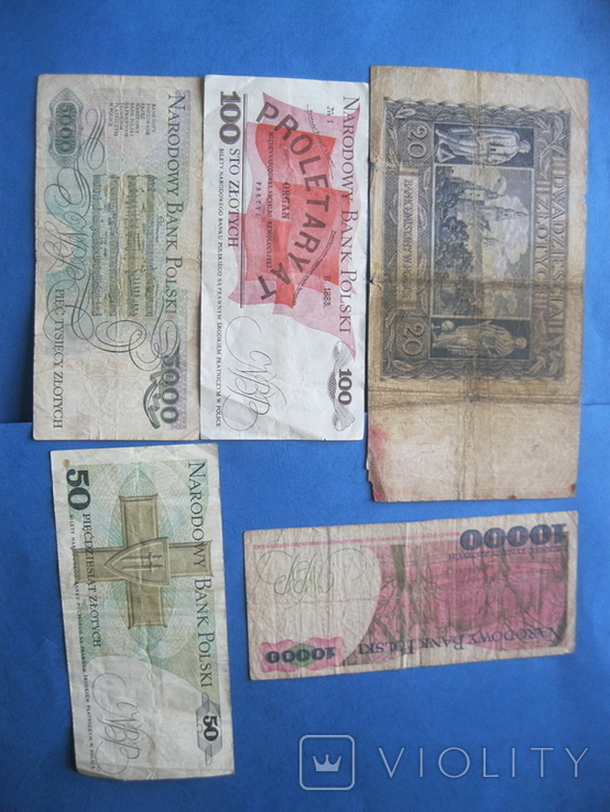 Набор банкнот Польша, фото №3
