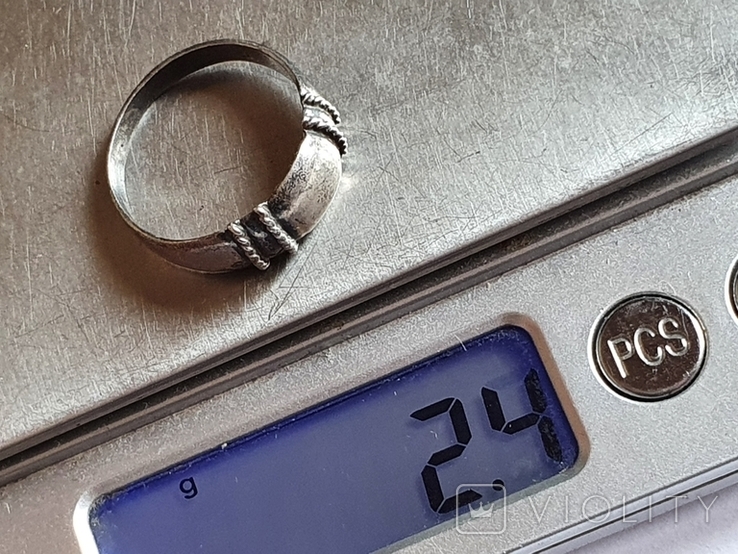 Кольцо серебро 925 проба. Размер 18, фото №7