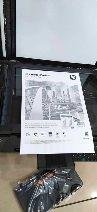 БФП HP LaserJet Pro M127FN як новий!, фото №6