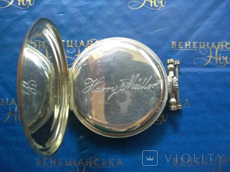 Срібний годинник-мар'яж Zentra, фото №6