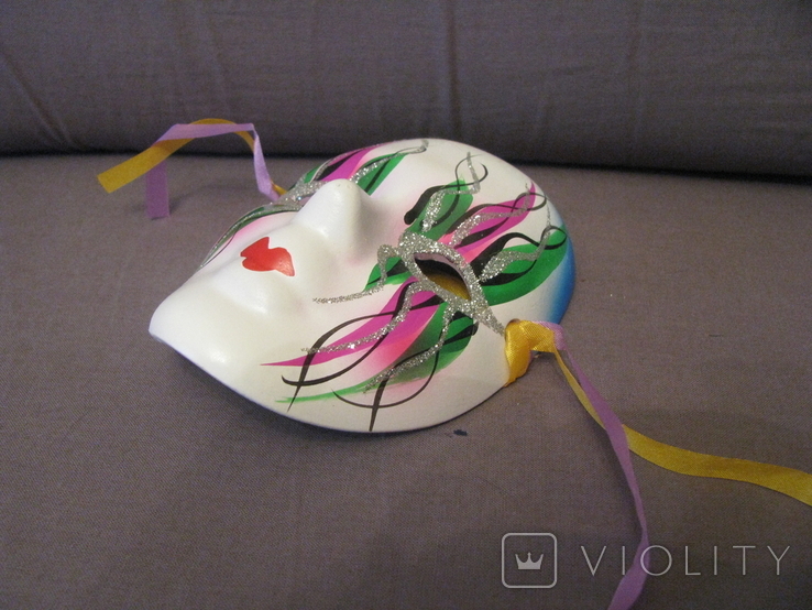 Веницианская маска - керамика - №1., фото №4