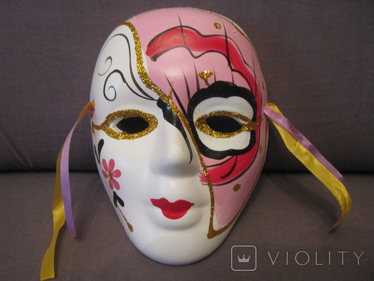 Веницианская маска - керамика - № 2 .