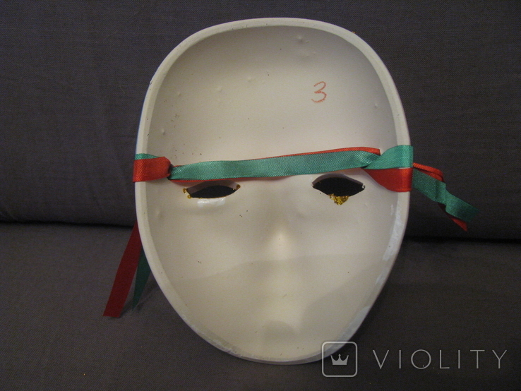 Веницианская маска - керамика - № 3 ., фото №5