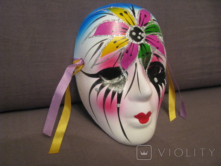Веницианская маска - керамика - № 4 ., photo number 3