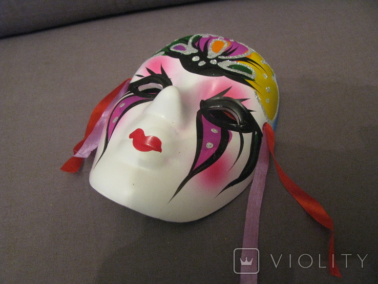 Веницианская маска - керамика - № 5 ., фото №5