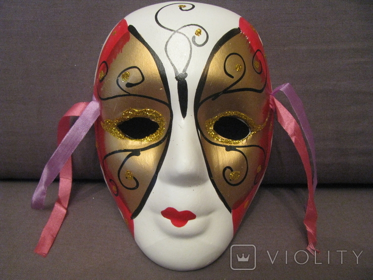 Веницианская маска - керамика - № 6 .
