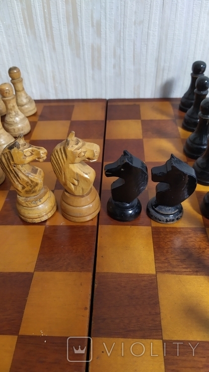 Шахматы из СССР. Доска 42 на 42 см., фото №10
