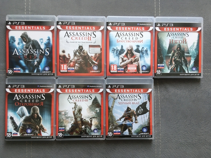 Полная антология Assassin's Creed для PS3 (Sony PlayStation 3), фото №2