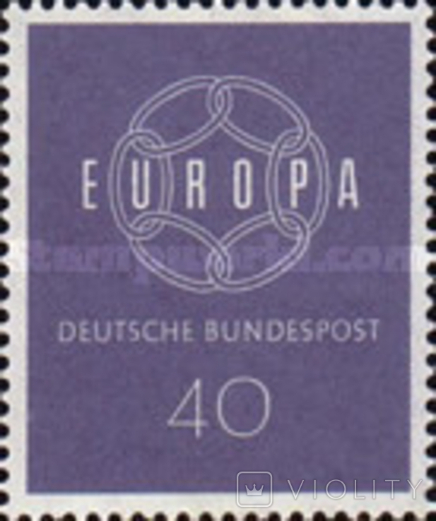 Германия 1959 Европа СЕПТ, фото №2