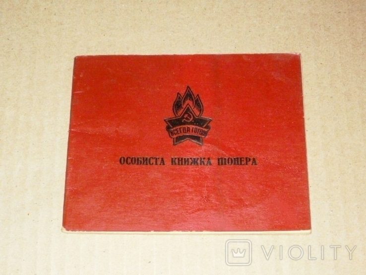 Личная книжка пионера СССР 1957г., фото №2
