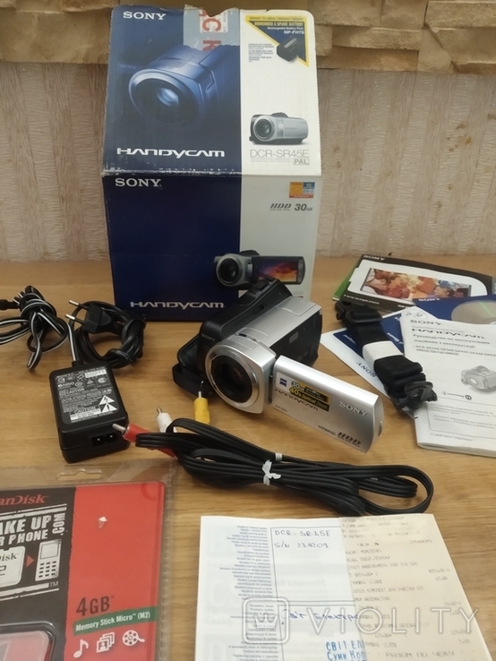 Видеокамера Sony DCR-SR45E, фото №6