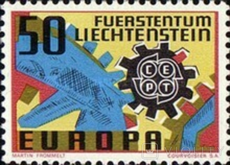 Лихтенштейн 1967 Европа СЕПТ