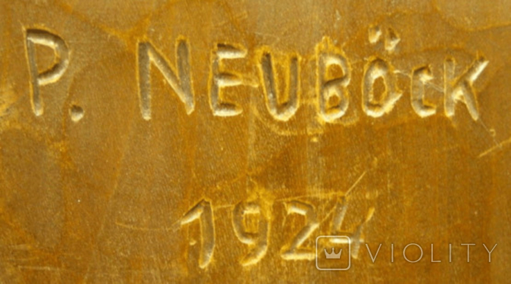 Деревянная скульптура Лучник Автор: P. Neubck 1924, фото №5
