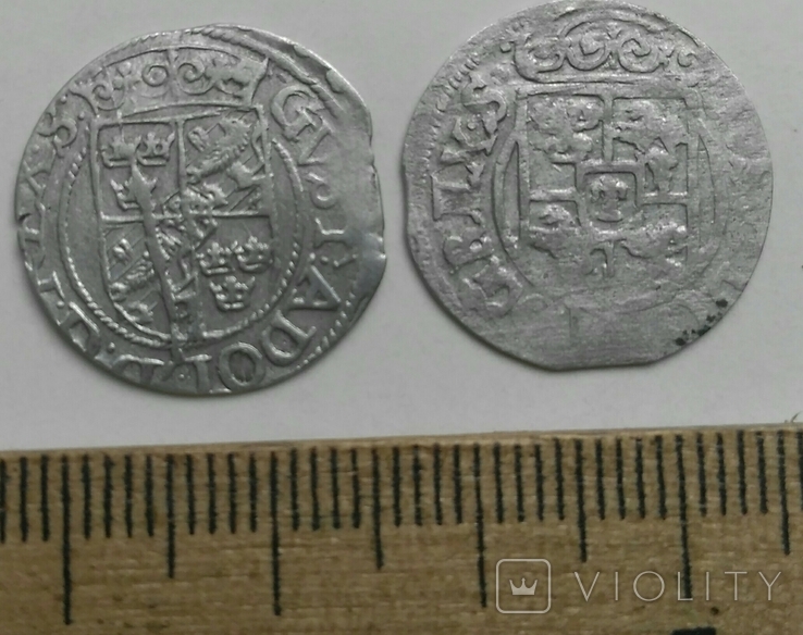 Густав II Адольф : драйпелькер 1624(Рига), 1633, грош 1629(Эльблонг)+(?), фото №6