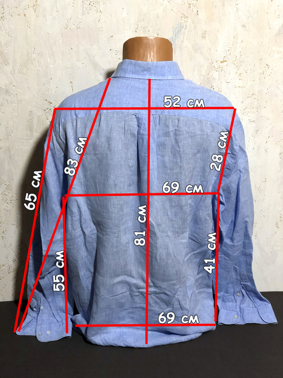 Рубашка Bueberry - размер 5 (~3XL), numer zdjęcia 4