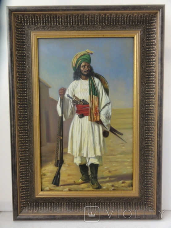 Копия картины Верещагина *Портрет афганца*, фото №2