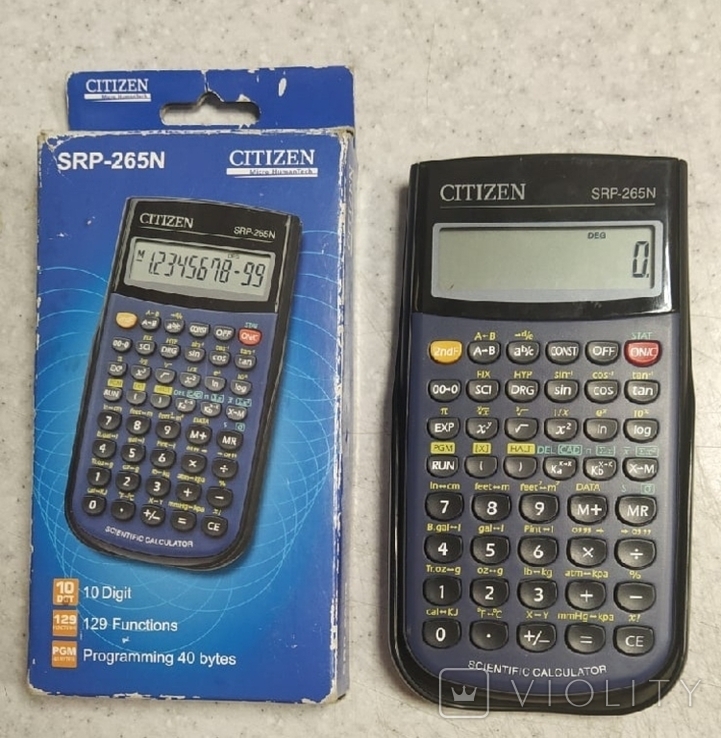 Калькулятор CITIZEN SRP-265N