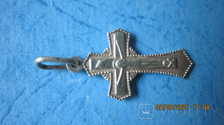 Крестик серебряный Украина 925*, фото №3