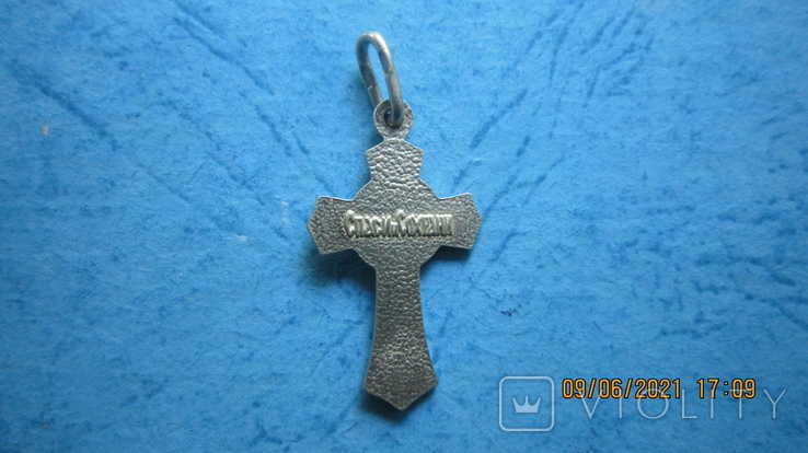 Крестик серебряный Украина 925*, фото №5
