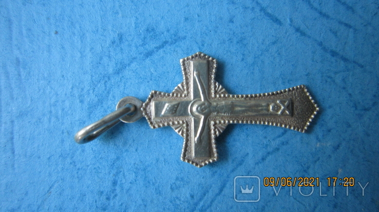 Крестик серебряный Украина 925*, фото №6