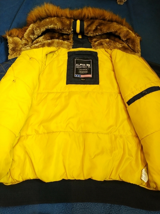 Куртка зимняя *Аляска*. Парка летная N-2B ALPHA INDUSTRIES оригинал р-р М, фото №8