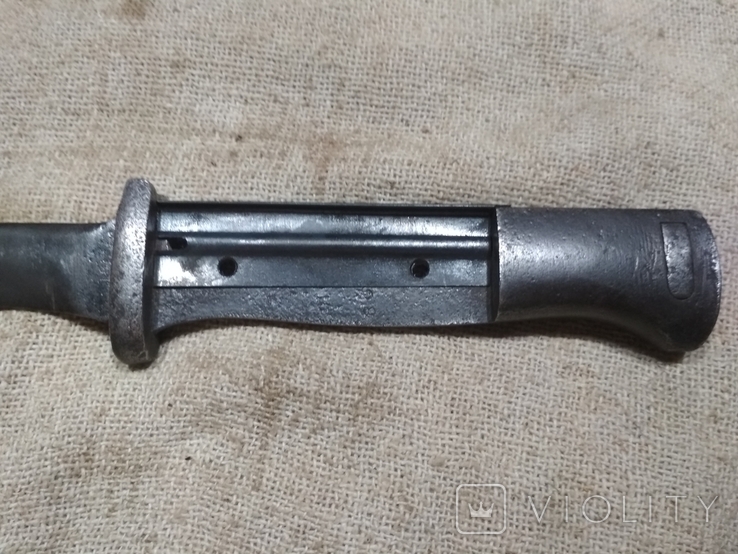Огнеупорная пластина штык ножа К98 копия, фото №2