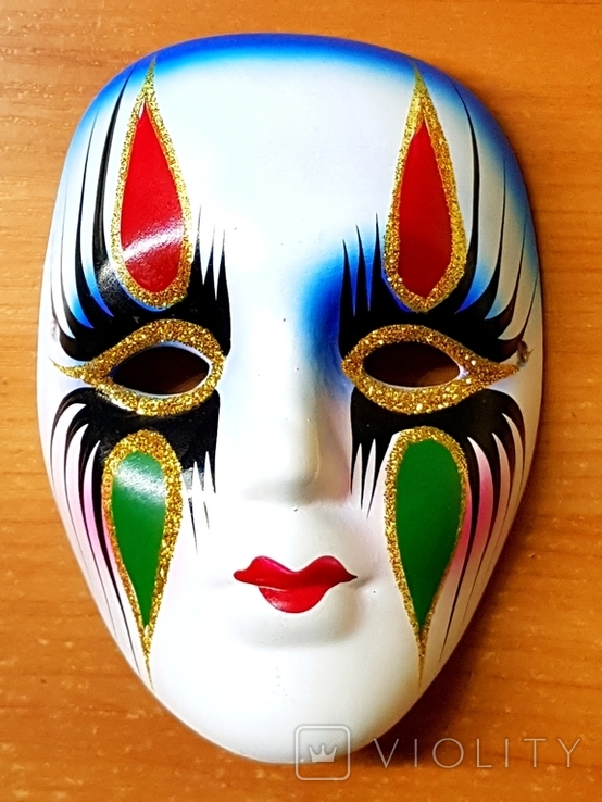 Декоративная маскарадная венецианская маска, фото №2