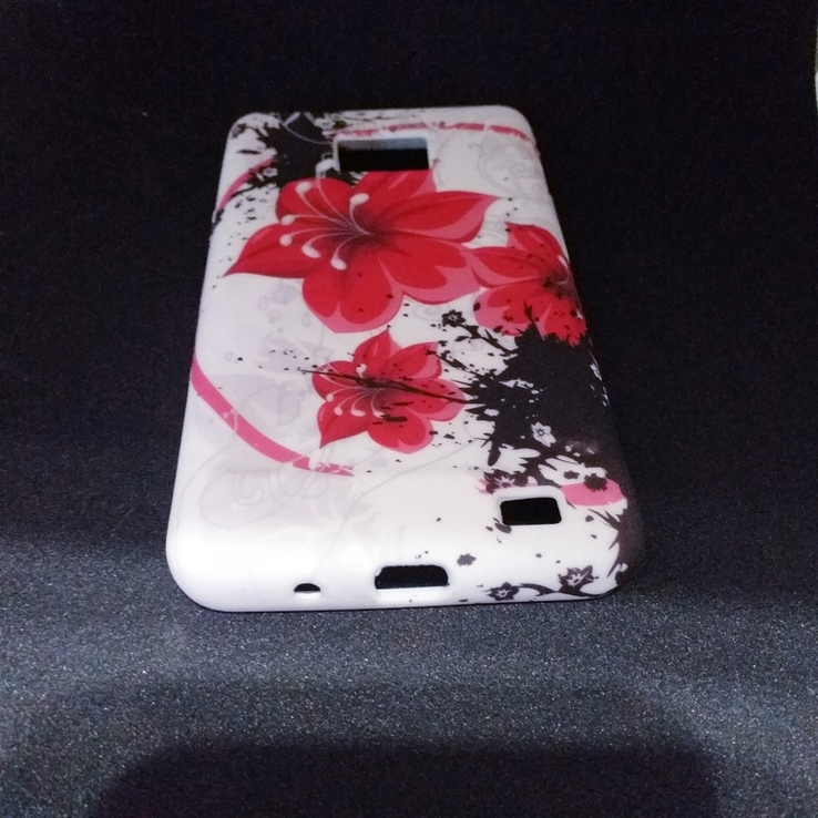 Силиконовый чехол бампер на телефон Galaxy S2, фото №2