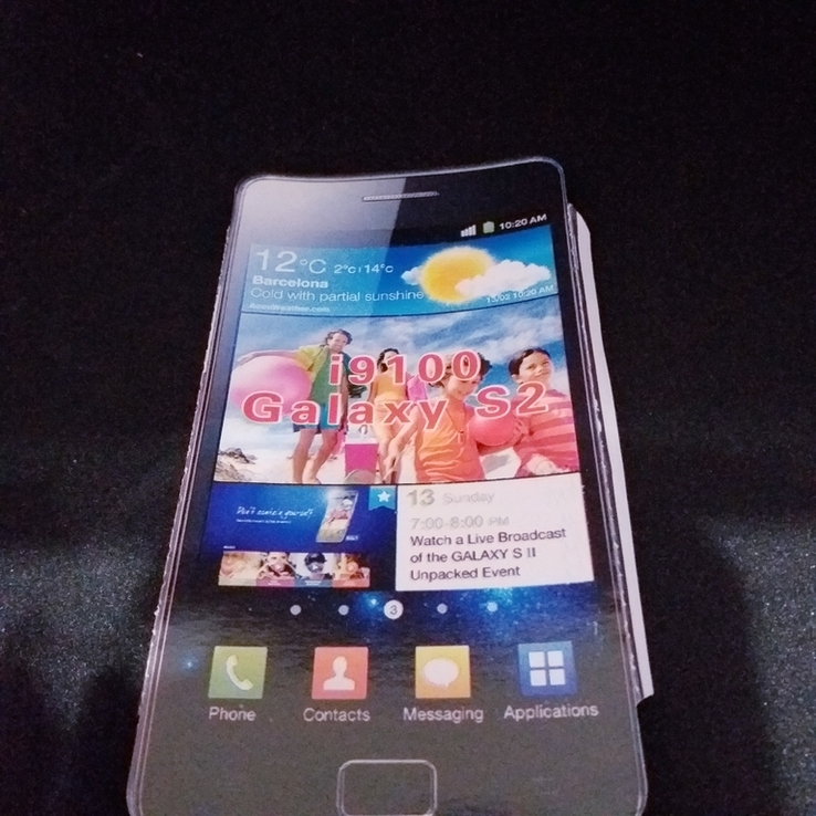 Силиконовый чехол бампер на телефон Galaxy S2, фото №3