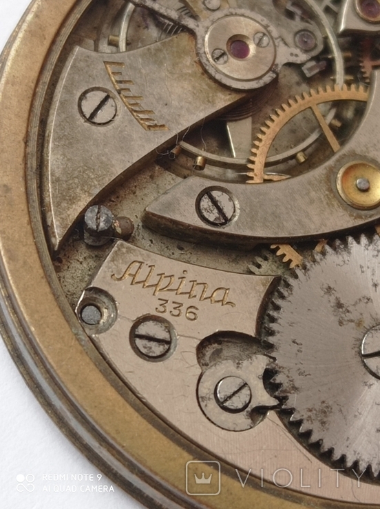Часы карманные Alpina 336 Швейцария, остатки, фото №4