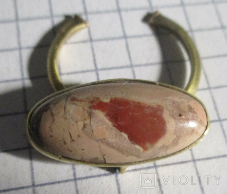 Кольцо с камнем (на реставрацию) СССР, фото №3